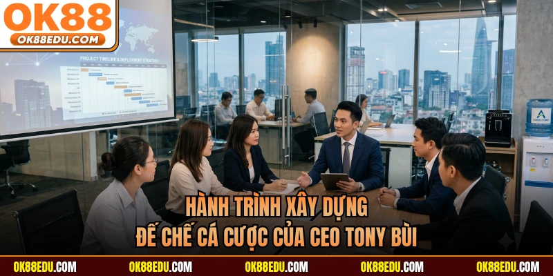 Hành trình xây dựng đế chế cá cược của CEO Tony Bùi